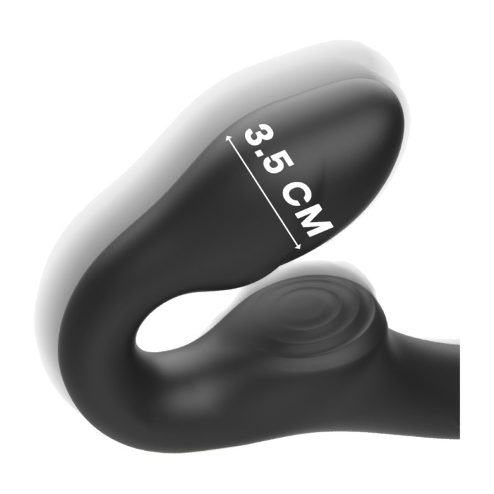 IBIZA TECHNOLOGY Vibrator strapless with pulsator and remote