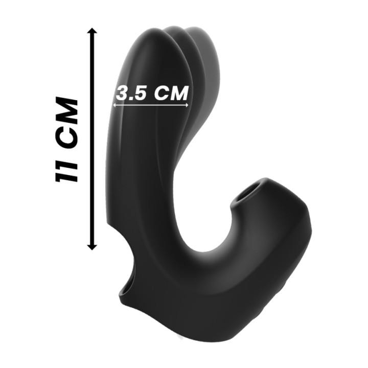 IBIZA TECHNOLOGY Dedal vibrador y succionador de clítoris