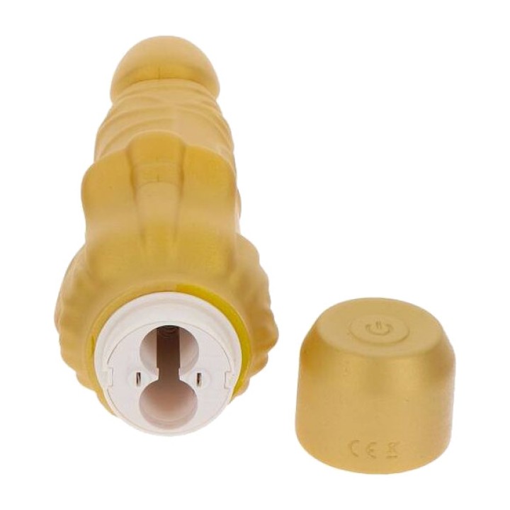 GET REAL Realistic vibrator GOLD-DICKER STIM D-234595