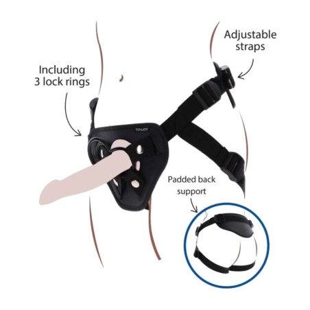 priljubnik za strap-on dildo deluxe