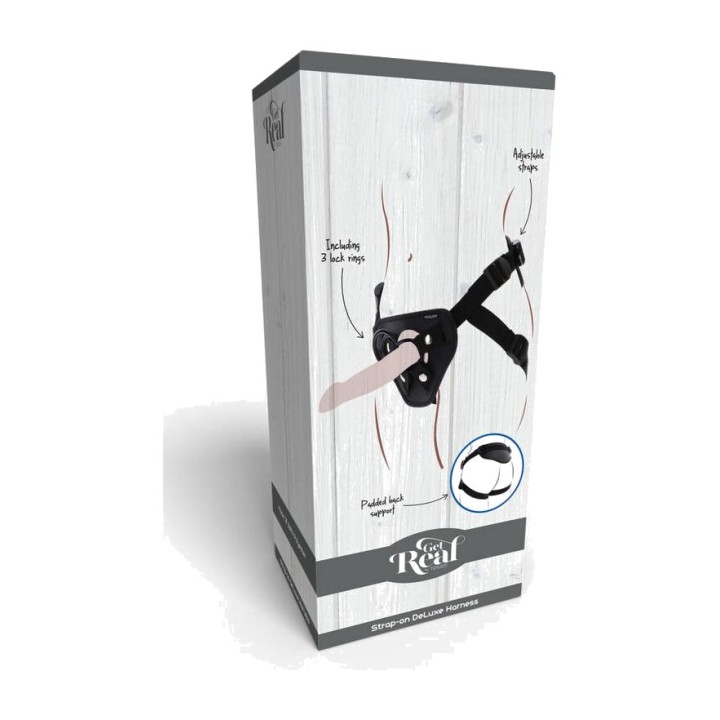GET REAL Arnés strap-on para dildo DELUXE