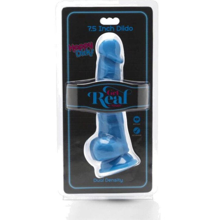 GET REAL Dildo teszeivel HAPPY DICKS 19 CM D-234588VAR