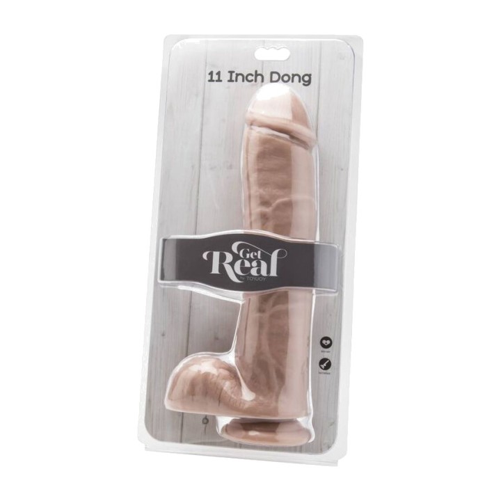 GET REAL Realistický dildó s teklami 28 CM D-234572VAR