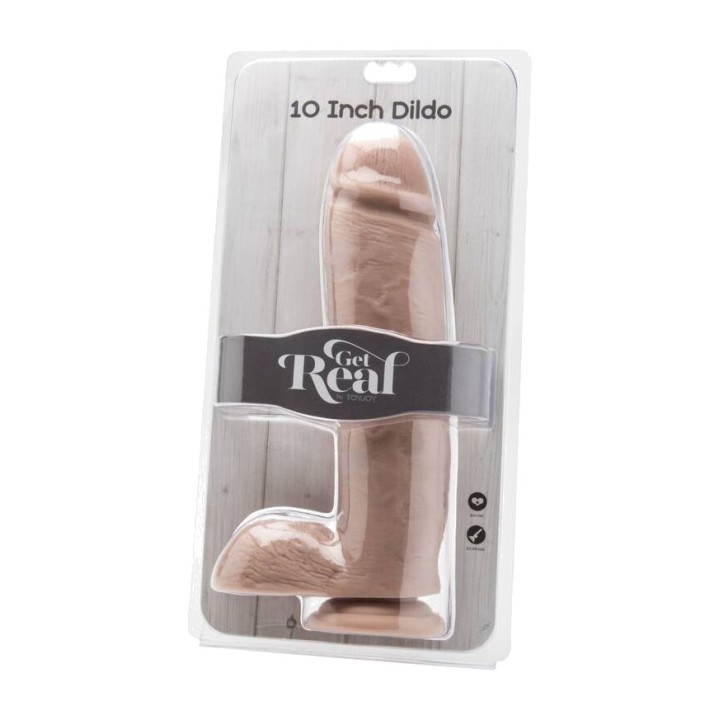 GET REAL Realistischer Dildo mit Eiern 25,5 CM D-234570VAR