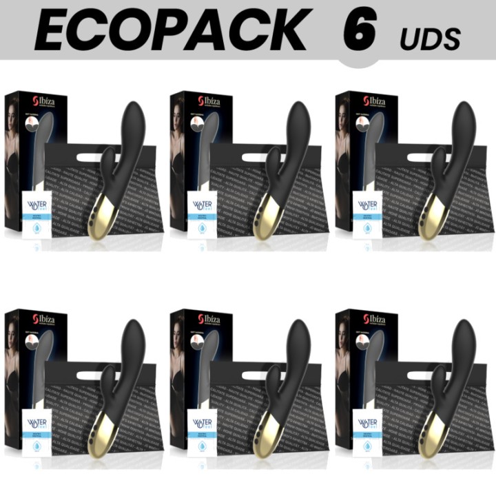IBIZA TECHNOLOGY Pak 6 wibratorów miękkich rabbit ECOPACK