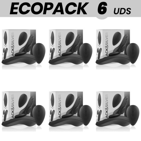 pack de 6 braguitas vibradoras magnéticas de silicona con control remoto ecopack preston
