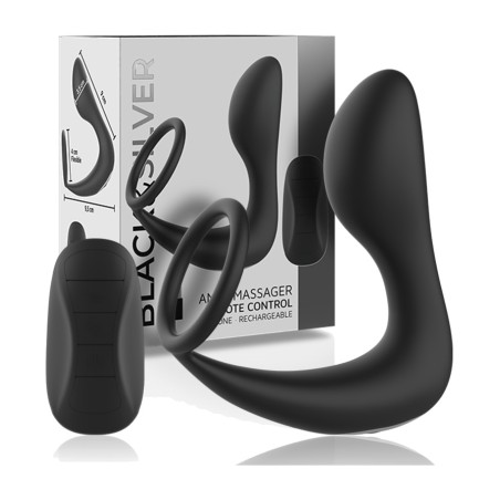 masajeador anal vibrator de silicono recarcabil cu control remote