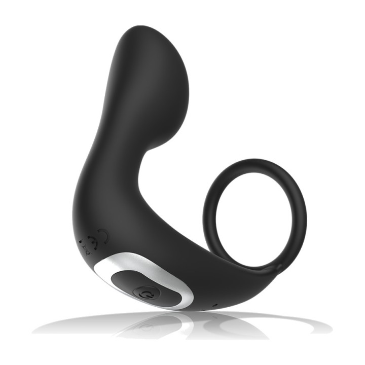 BLACKSILVER Anal vibrator massager with remote control and