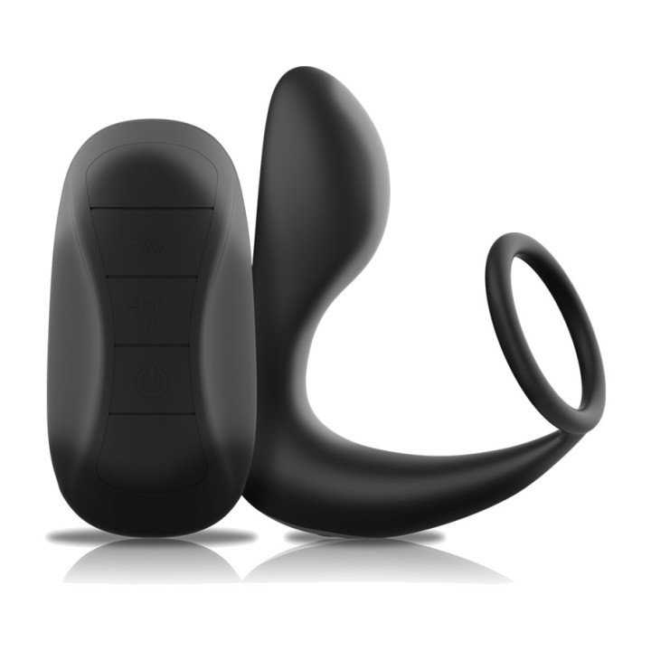 BLACKSILVER Masajeador anal vibrator de silicono recarcabil
