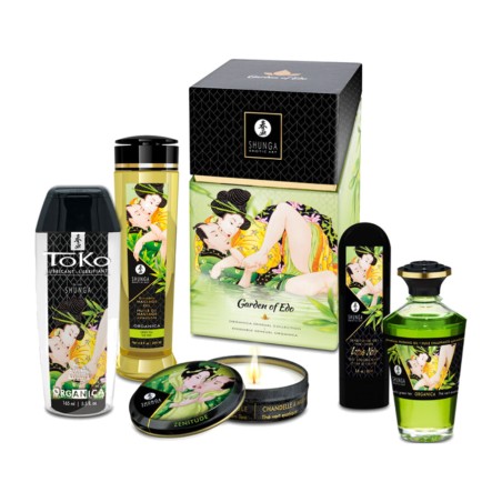 organic erotic massage kit jardín-edo