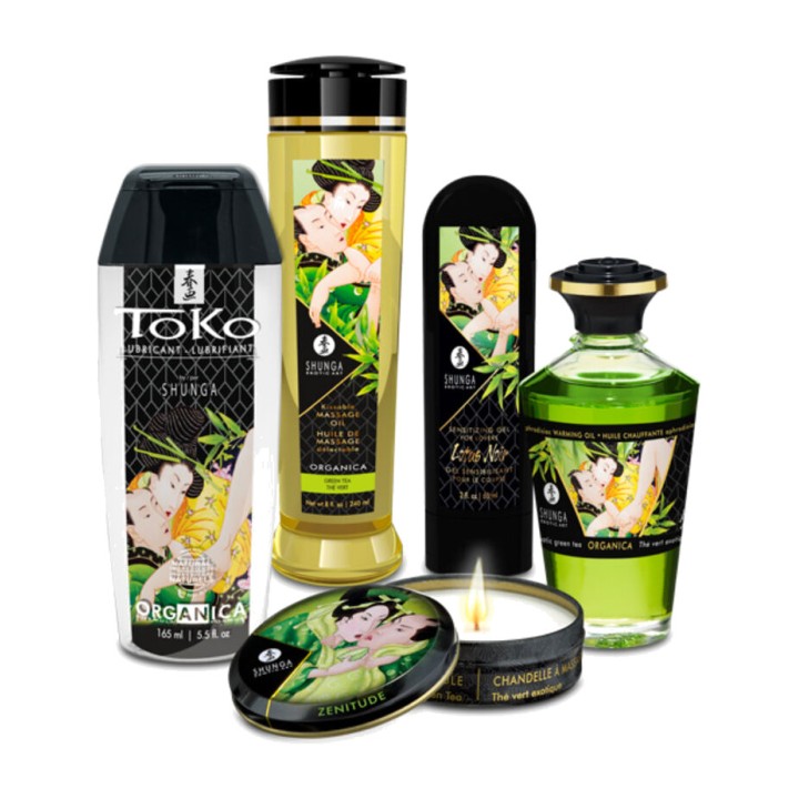 SHUNGA Organisk erotik massage kit JARDÍN-EDO D-237878