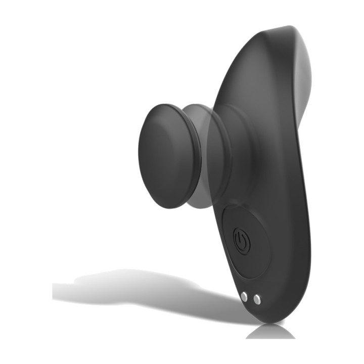 BLACKSILVER Magnetic vibrating silicone brief with remote