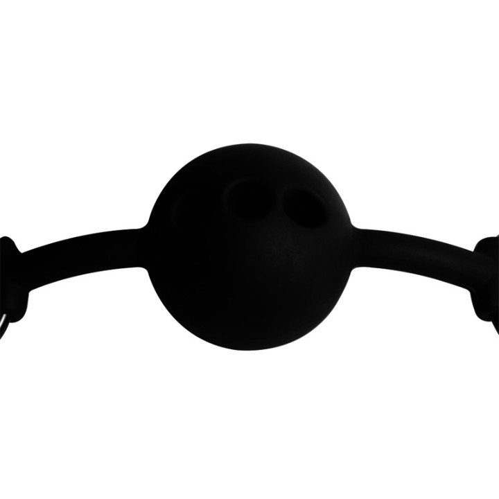 FETISH SUBMISSIVE Silicone breathable ball muzzle