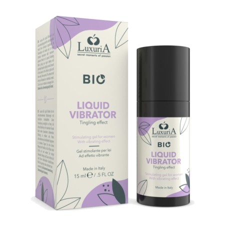 stimulating gel with vibrator effect for her luxuria-bio 15 ml