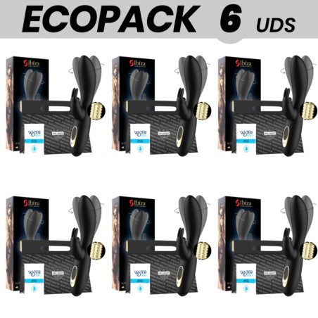 set de 6 vibratoare rabbit rotative perlate puternice ecopack