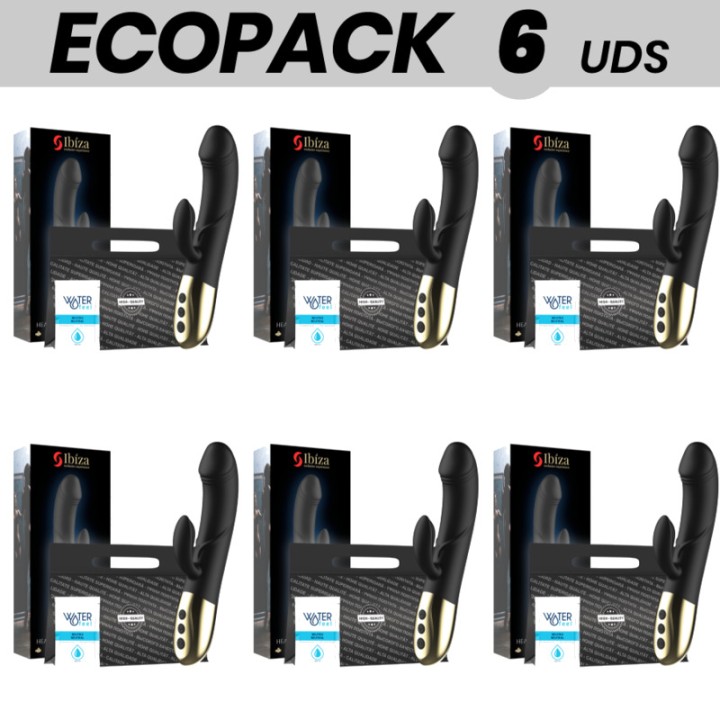 IBIZA TECHNOLOGY Pack de 6 vibradores rabbit anatómicos