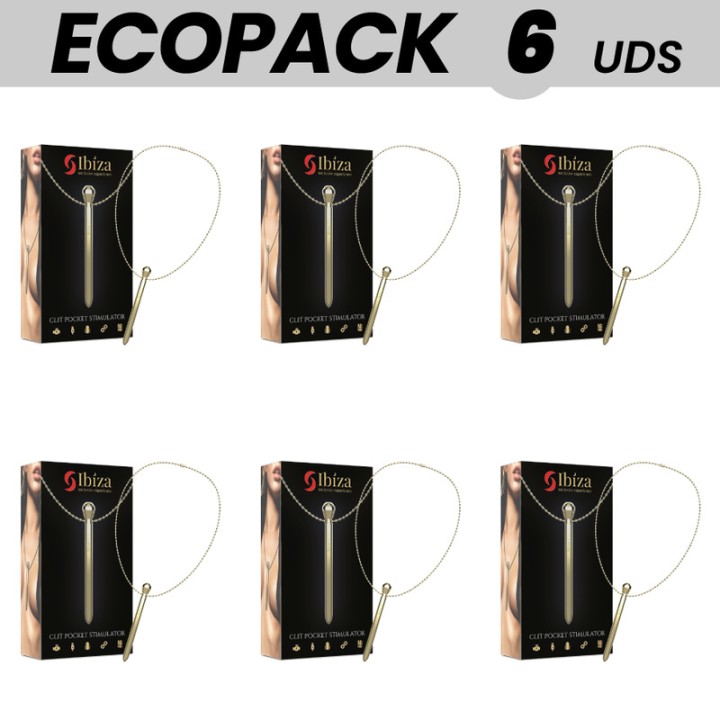 IBIZA TECHNOLOGY Pack de 6 stimulateurs clitoridiens poche