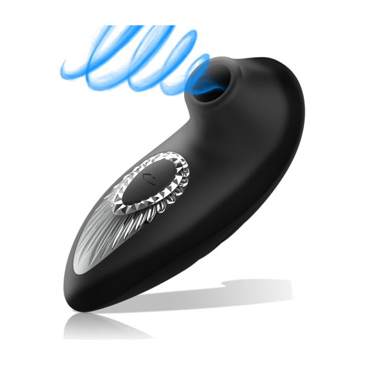 BLACKSILVER Rechargebare clitorissaugapparaat van silicone