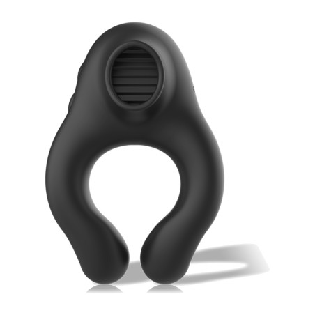 anello vibratore per il pene in silicone ricaricabile con 3 motori