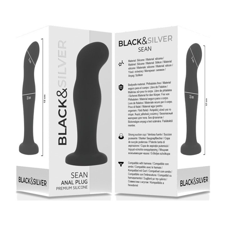 BLACKSILVER Plug anal de silicong premium SEAN D-234385