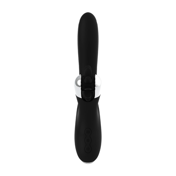 BLACKSILVER Rabbit vibrator with wave effect BUNNY GRIMM