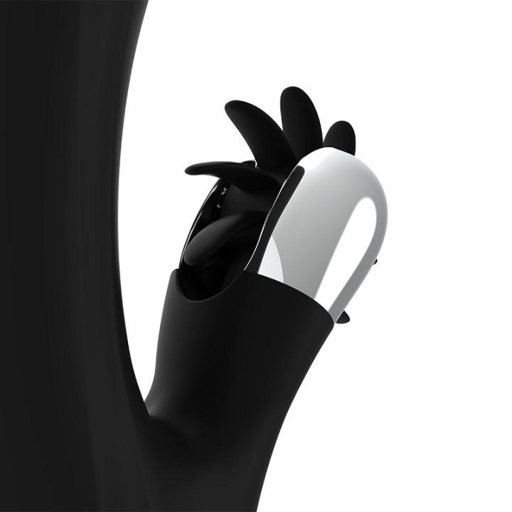 BLACKSILVER Rabbit-vibrator met wave-effect BUNNY GRIMM
