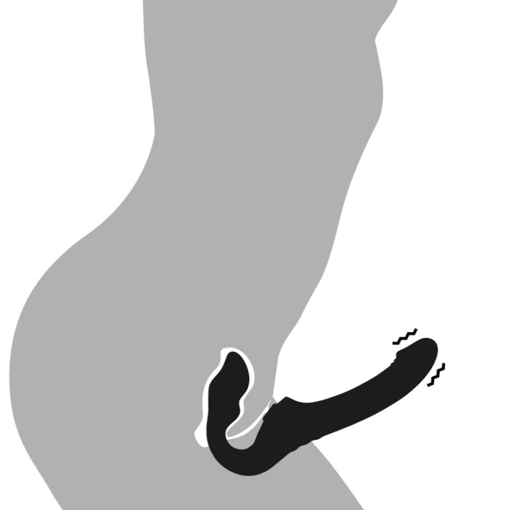 IBIZA TECHNOLOGY Vibrator strapless with remote control
