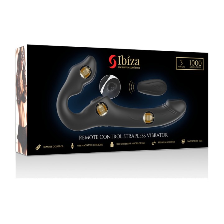IBIZA TECHNOLOGY Vibrator strapless with remote control