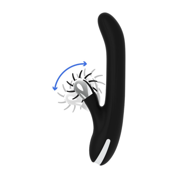 BLACKSILVER Vibratore con coniglio e rotazione BUNNY STORM