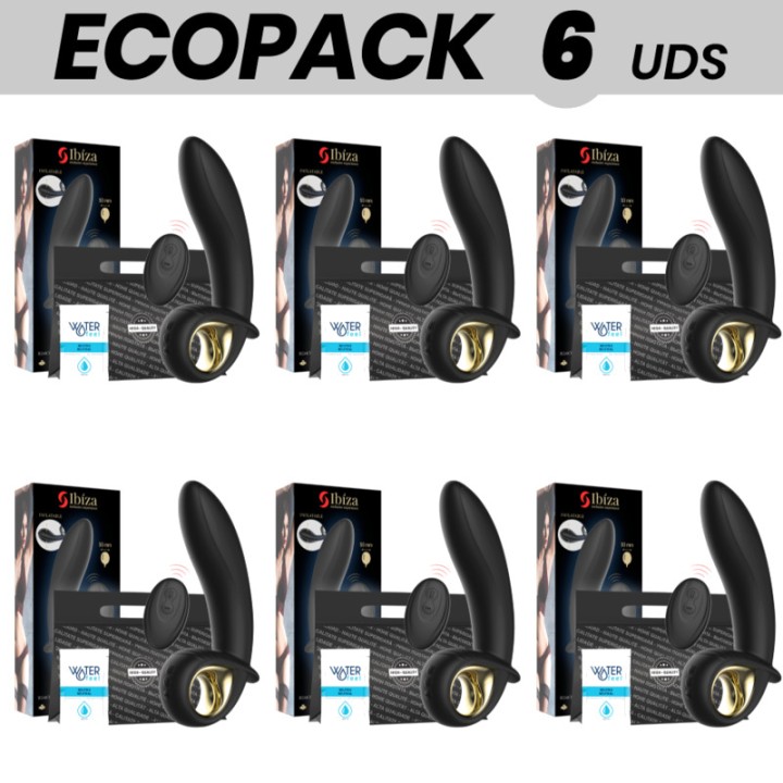 IBIZA TECHNOLOGY Pack de 6 vibromasseurs gonflables pour
