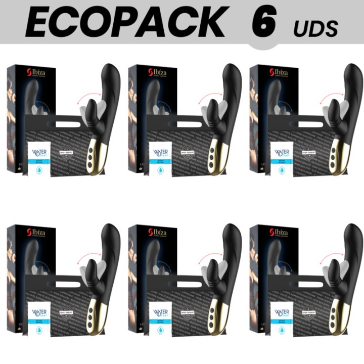 IBIZA TECHNOLOGY Pack de 6 vibradores rabbit con efecto