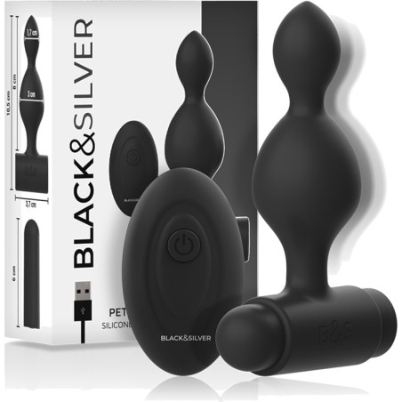 plug anal vibrant petit en silicone avec télécommande tucker-43305