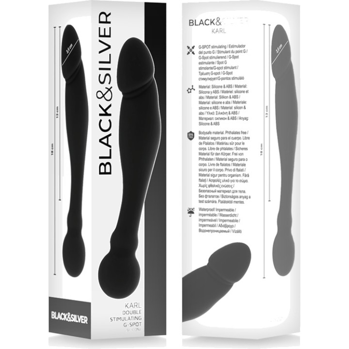 BLACKSILVER G-punkt stimulerare KARL 18 CM D-234777
