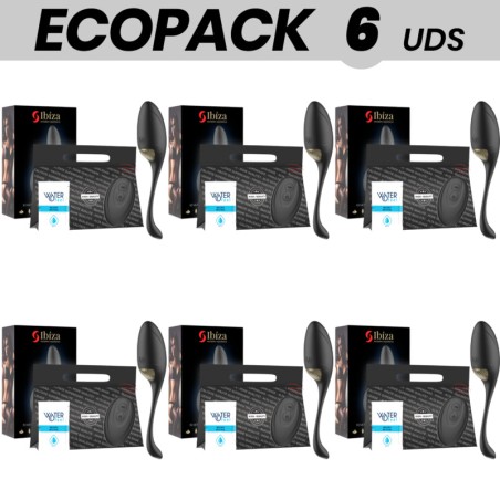 pack de 6 œufs vibrants avec télécommande ecopack