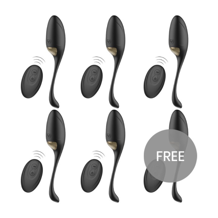IBIZA TECHNOLOGY Pack de 6 huevos vibradores con control
