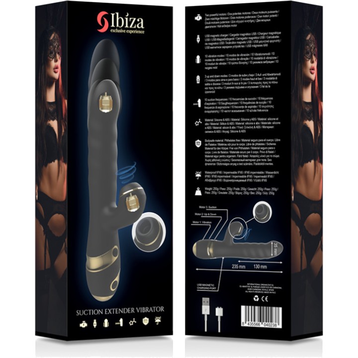 IBIZA TECHNOLOGY Klitorissauger mit vertikaler Bewegung UP