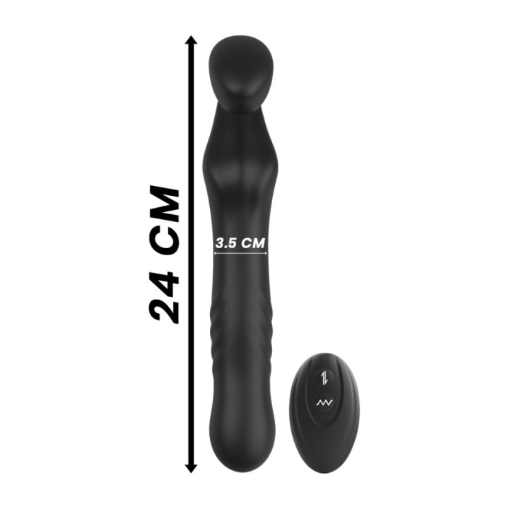 IBIZA TECHNOLOGY Vibrator strapless with remote control UP