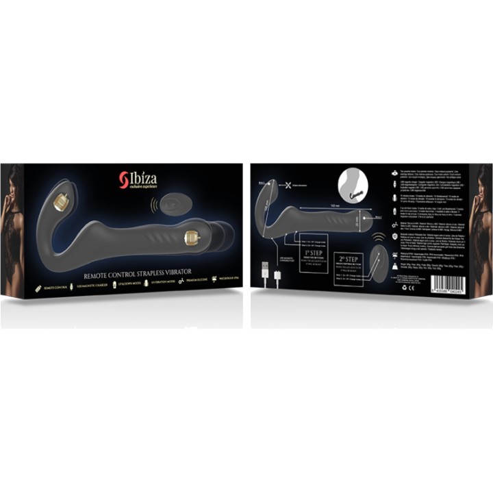 IBIZA TECHNOLOGY Vibrador strapless con control remoto UP