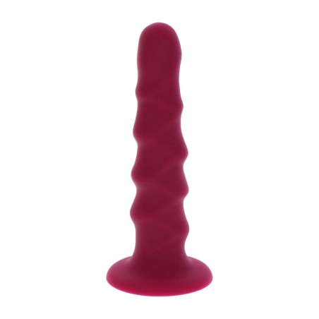 dildo estriat per arnès 12 cm