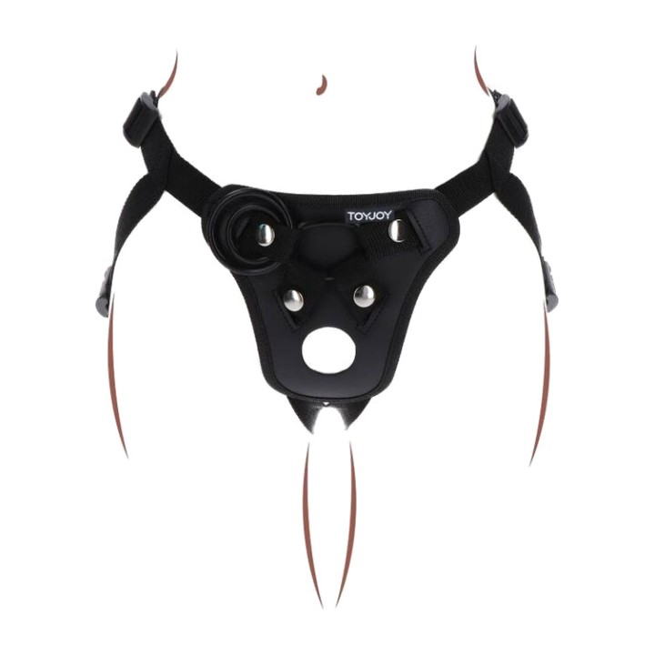 GET REAL Strap-on-sele til dildo PLEASURE D-234616