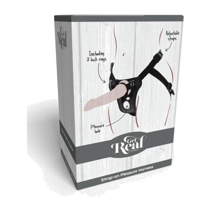 GET REAL Bältesystem för dildo PLEASURE D-234616
