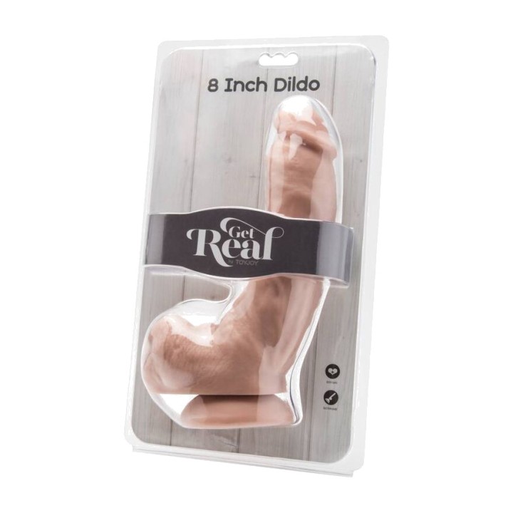 GET REAL Realistischer Dildo mit Eiern 20,5 CM D-234568VAR
