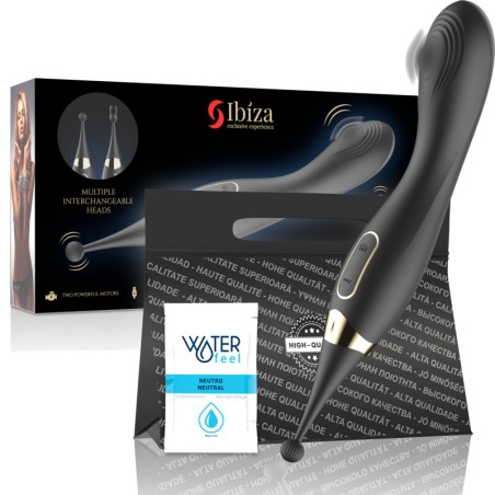 vibrateur point g avec stimulateur de clitoris interchangeable pulsation-38280