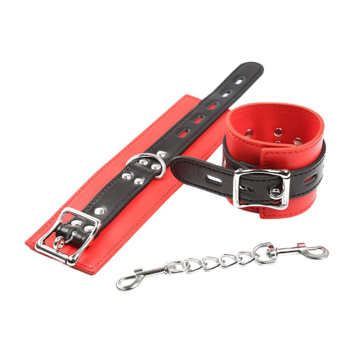 OHMAMA pulseiras de punho com fecho e fivela FETISH D-230103
