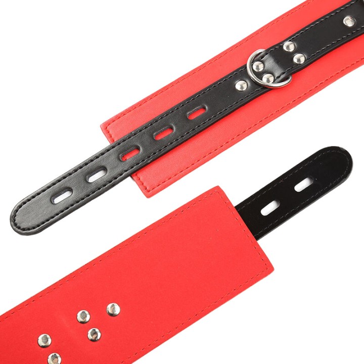 OHMAMA pulseiras de punho com fecho e fivela FETISH D-230103