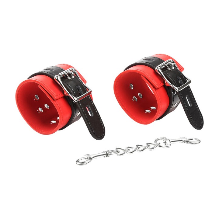 OHMAMA pulseiras de punho com fecho e fivela FETISH D-230103