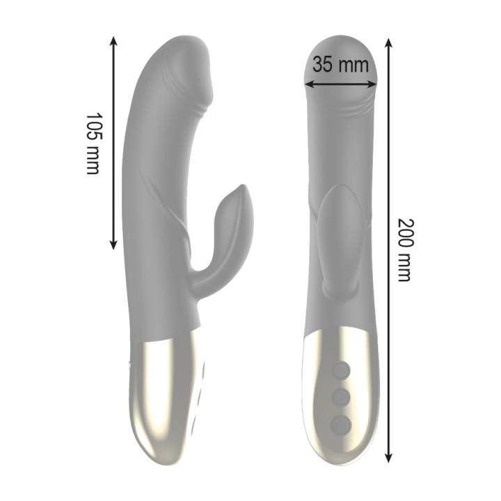 IBIZA TECHNOLOGY Anatómikus erős rabit vibrátor 38246