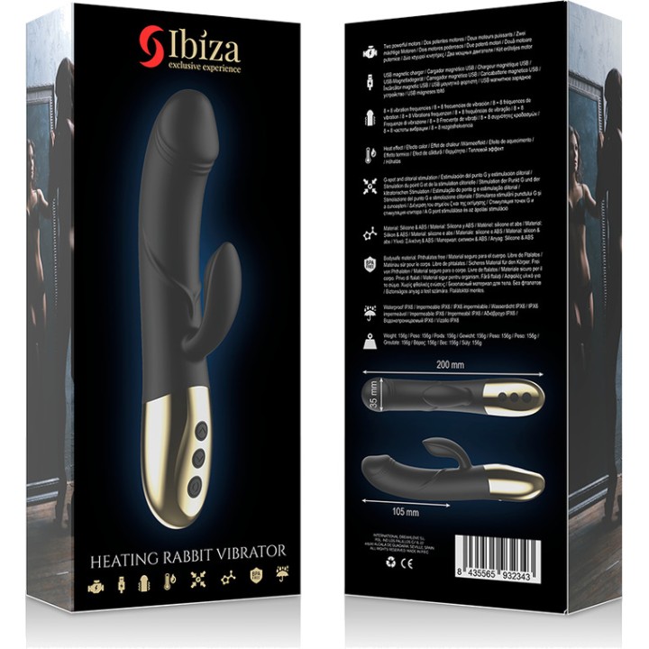 IBIZA TECHNOLOGY Anatomischer Rabbitt-Vibrator mit starker