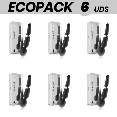 pack med 6 sukningspipor 2-i-1 av silikon ecopack beck