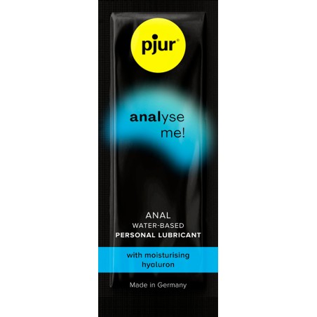 singola dose di lubrificante anale a base d'acqua analyse-me 2 ml